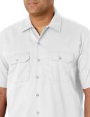 Dickies 1574 Short Sleeve Work Shirt - White, L