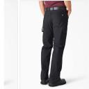 Dickies 1939 Relaxed Fit Straight Leg Carpenter Duck Jeans - Rinsed Black, 34