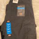 Dickies 1939 Relaxed Fit Straight Leg Carpenter Duck Jeans - Rinsed Black, 34