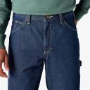 Dickies 1993 Relaxed Fit Carpenter Denim Jeans - Rinsed Indigo Blue, 42