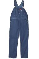 Dickies 8396 Stonewashed Indigo Bib Overalls - Stonewashed Indigo Blue, 44