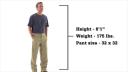 Dickies 85283 Loose Fit Double Knee Work Pants - Charcoal, 54