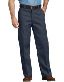 Dickies 85283 Loose Fit Double Knee Work Pants - Dark Navy, 33