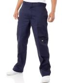 Dickies 85283 Loose Fit Double Knee Work Pants - Dark Navy, 36