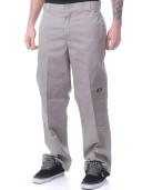 Dickies 85283 Loose Fit Double Knee Work Pants - Silver, 38