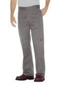 Dickies 85283 Loose Fit Double Knee Work Pants - Silver, 44