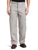 Dickies 85283 Loose Fit Double Knee Work Pants - Silver, 44