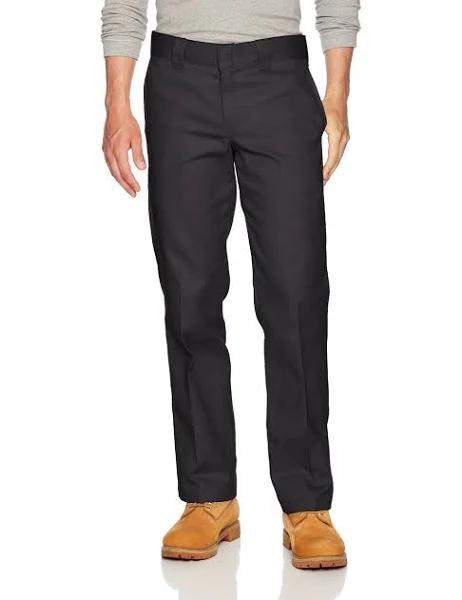 Dickies 873f Flex Slim Fit Straight Leg Work Pants - Black, 42