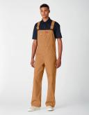 Dickies DB100 Bib Overalls - Rinsed Brown Duck, 36