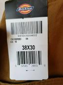 Dickies DB100 Bib Overalls - Rinsed Brown Duck, 38