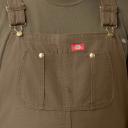 Dickies DB100 Bib Overalls - Rinsed Timber, 46