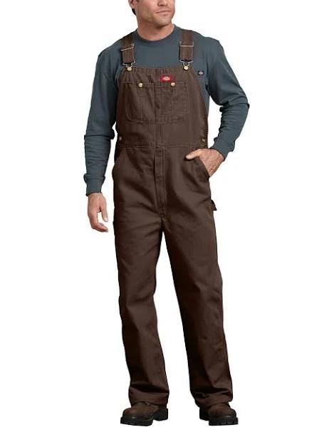 Dickies DB100 Bib Overalls - Rinsed Timber, 46