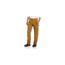 Dickies du250 Relaxed Fit Straight Leg Carpenter Duck Jeans - Rinsed Brown Duck, 34