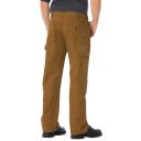 Dickies du250 Relaxed Fit Straight Leg Carpenter Duck Jeans - Rinsed Brown Duck, 34