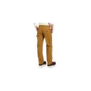 Dickies du250 Relaxed Fit Straight Leg Carpenter Duck Jeans - Rinsed Brown Duck, 34