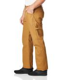Dickies du250 Relaxed Fit Straight Leg Carpenter Duck Jeans - Rinsed Brown Duck, 36