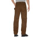 Dickies du336 Relaxed Fit Straight Leg Carpenter Duck Jeans - Rinsed Moss Green, 36