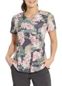 Dickies EDS Camo's Abloom Women's 2-Pocket Stretch V-Neck Print Scrub Top | Size 3x