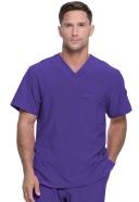 Dickies EDS Essentials Men's V-Neck Scrub Top - 4x - Black
