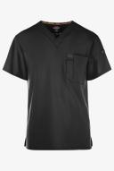 Dickies EDS Essentials Men's V-Neck Scrub Top - 4x - Black