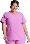 Dickies EDS Essentials V-Neck Scrub Top - M - Caribbean Blue
