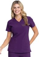 Dickies EDS Essentials V-Neck Scrub Top - M - Caribbean Blue