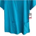 Dickies EDS Essentials V-Neck Scrub Top - S - Caribbean Blue