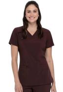 Dickies EDS Essentials V-Neck Scrub Top - S - Caribbean Blue