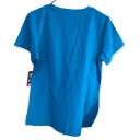 Dickies EDS Essentials V-Neck Scrub Top - S - Caribbean Blue