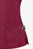 Dickies EDS Signature Scrubs Contemporary Fit V-Neck Top - 2x - Wine