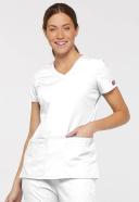 Dickies EDS Signature Scrubs Contemporary Fit V-Neck Top - 2x - Wine