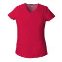 Dickies EDS Signature Scrubs Contemporary Fit V-Neck Top - M - Red
