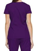 Dickies EDS Signature Scrubs Contemporary Fit V-Neck Top - XS - Eggplant