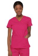 Dickies EDS Signature Scrubs Contemporary Fit V-Neck Top - XS - Eggplant