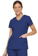 Dickies EDS Signature Scrubs Contemporary Fit V-Neck Top - XS - Eggplant