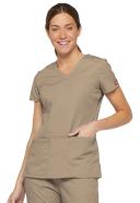 Dickies EDS Signature Scrubs Contemporary Fit V-Neck Top - XXS - Hunter