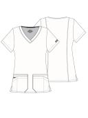 Dickies EDS Signature Scrubs Contemporary Fit V-Neck Top - XXS - Hunter