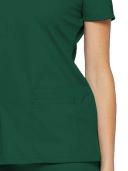 Dickies EDS Signature Scrubs Contemporary Fit V-Neck Top - XXS - Hunter