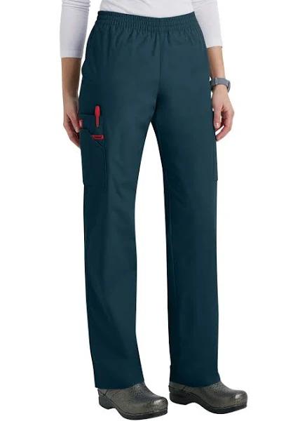 Dickies EDS Signature Scrubs Women Petite Classic Fit Pants - XL - Caribbean Blue
