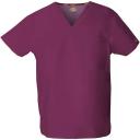 Dickies EDS Signature Unisex V-Neck Scrub Top, White, Si