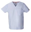 Dickies EDS Signature Unisex V-Neck Scrub Top, White, Si