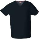 Dickies EDS Signature Unisex V-Neck Scrub Top, White, Si