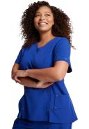 Dickies Medical 82851 V-Neck Top - Caribbean, M