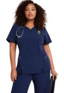 Dickies Medical 82851 V-Neck Top - Caribbean, M