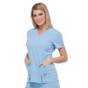 Dickies Medical 82851 V-Neck Top - Caribbean, M