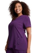 Dickies Medical 82851 V-Neck Top - Caribbean, M