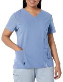 Dickies Medical 82851 V-Neck Top - Ceil Blue, L