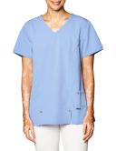 Dickies Medical 82851 V-Neck Top - Ceil Blue, L
