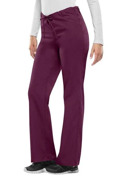 Dickies Medical 83006 Unisex Drawstring Pant - Wine, L