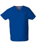 Dickies Medical 83706 Unisex V-Neck Top - Galaxy Blue, S